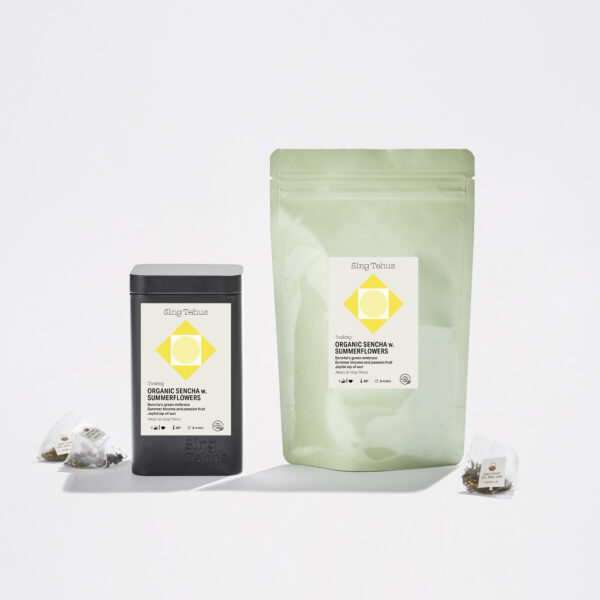 Organic Sencha w summerflowers teabags